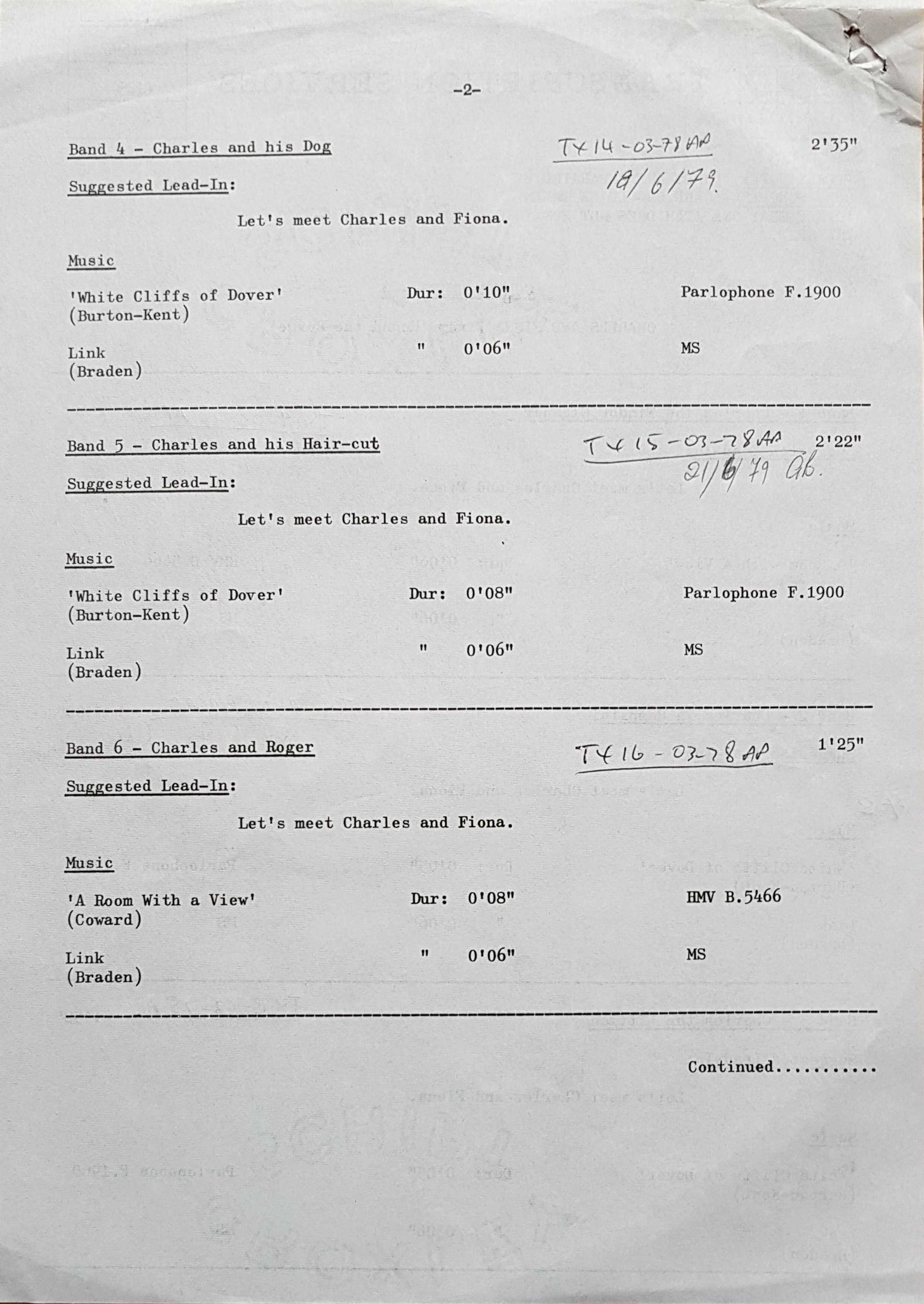 Inserts from CN 1595 2